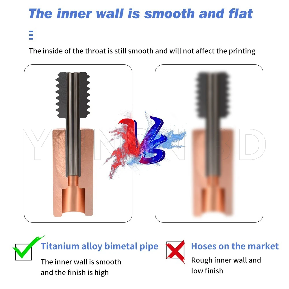 Горло из титанового сплава для Flying Bear Ghost 5/6 цельнометаллическое горло Hetend Heatbreak