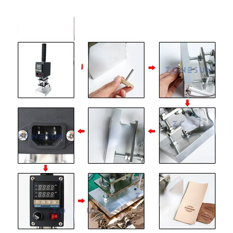 Ручной фотографический станок Lether DIY с пользовательским логотипом