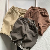 new baby boy cotton pants fashion infant girl casual solid comfortable baby trousers loose toddler children pant