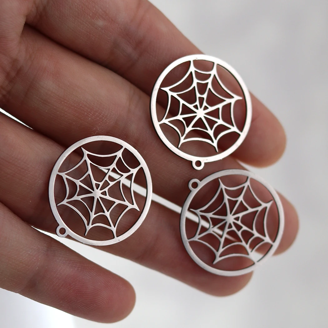 3 шт./LotHalloween серии ручной работы DIY аксессуары Подвеска паук Шарм WebCharm CrossCharm Череп