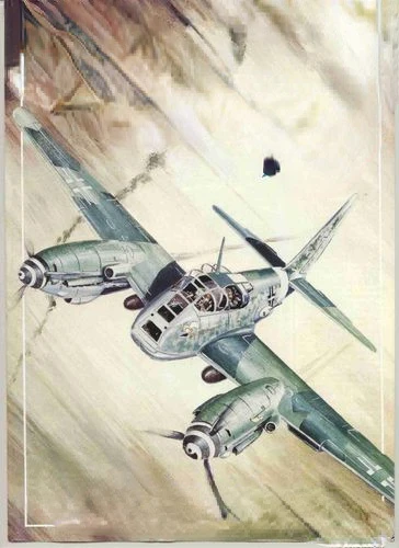 Messerschmitt me-410 многоцелевой истребитель бомбардировщик DIY Бумажная модель 3D