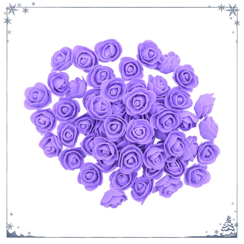 

Artificial Rose Heads Foam 3.5cm Artificial Flowers for Rose Bear Valentine Gift Wedding Party Flower Decorations