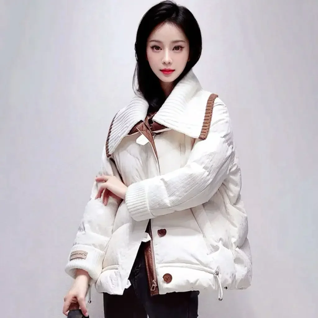 Толстое свободное повседневное женское пальто холодное горячее современное