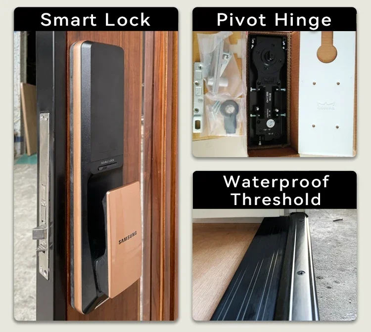 Prettywood Роскошные подвесные водонепроницаемые матовые стеклянные вставленные