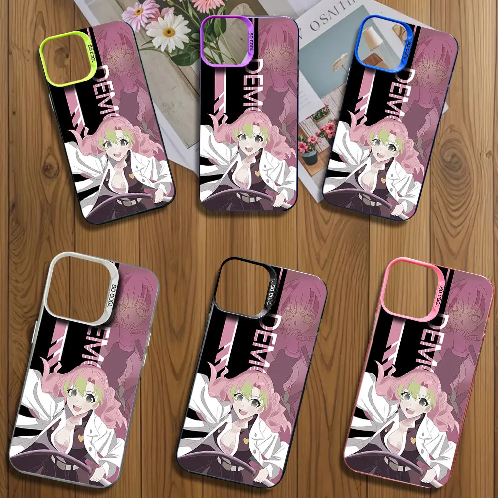 Чехол для телефона bilid-Demon S-Slayer K-Kimetsu no Y-Yaiba iPhone 12 11 13 IMD 14 15 16 Max Pro Plus лазерный чехол