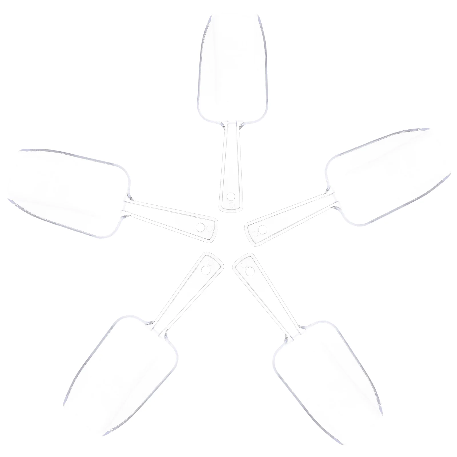 

5PCS Metal Scoop Measuring Cup Scoop Ice Scoop Ice Scooper for Ice Maker Scoop Ice Scooper for Freezer