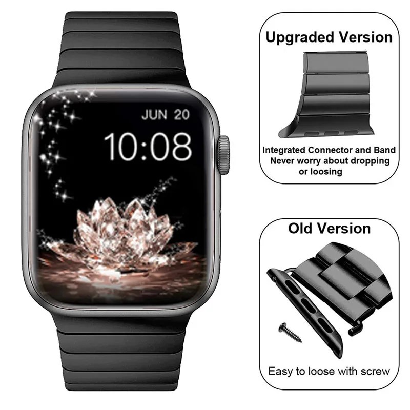 Stainless Steel Strap for Apple Watch Ultra 49mm Band 44mm 40mm 42mm 41mm 45 Mm Magnetic Loop Strap Bracelet IWatch Series 8 7 6