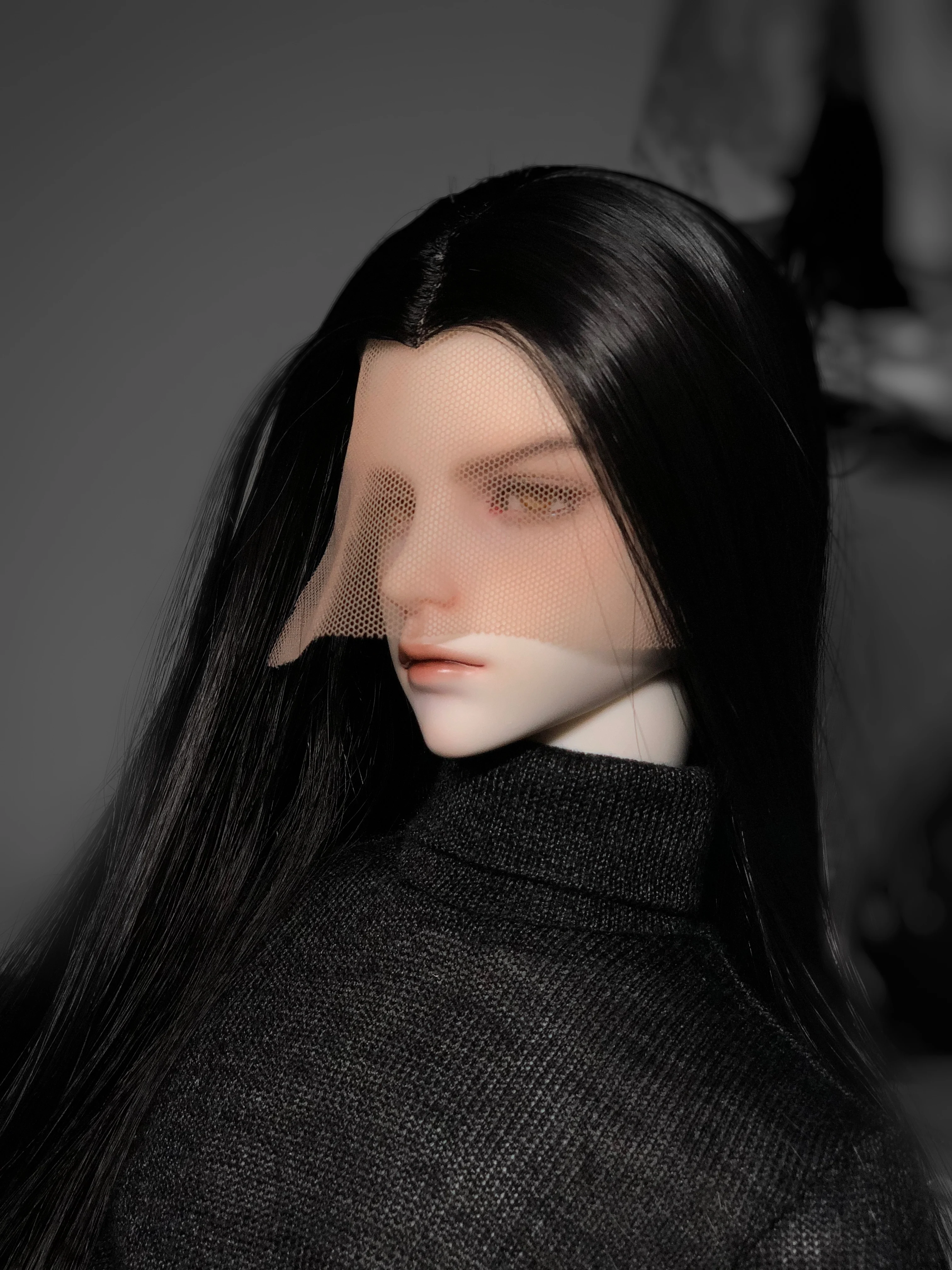 Парик для шарнирной куклы подходит размером 1/3 длинные волосы в старинном стиле