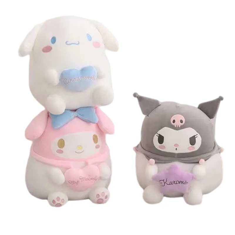 

Kuromi Mymelody Cinnamoroll маленькая искусственная кукла пельменей плюшевая игрушка подушка Девочка Сердце отправить девочку подарок на день рождени...