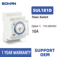 SUL181d SYN161d Mechanical Hour Timer Time Guard Type 96 Switching segment 24 Hours Daily Program Analogue Time Switch