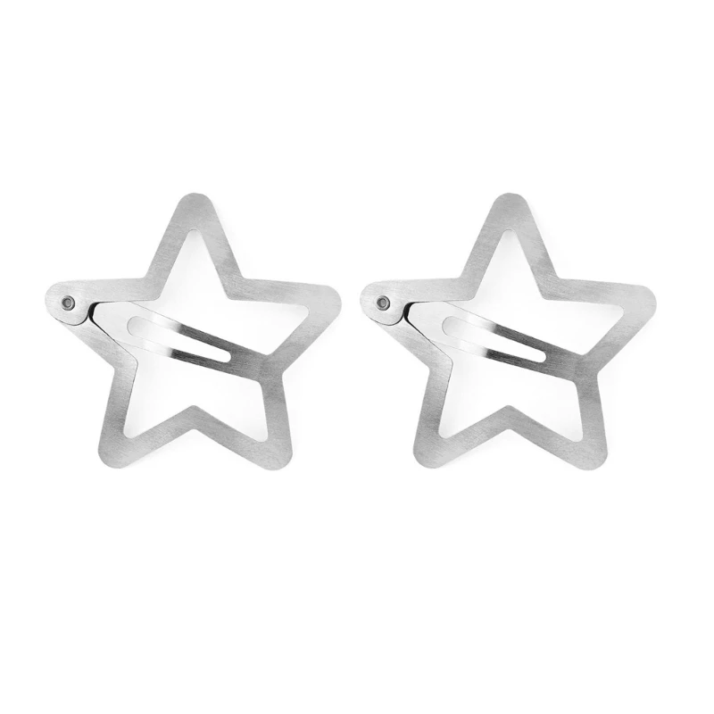 

Лидер продаж, заколка для волос для девочек, металлическая заколка для волос в форме звезды для подростков, женщин, детей, Прямая поставка