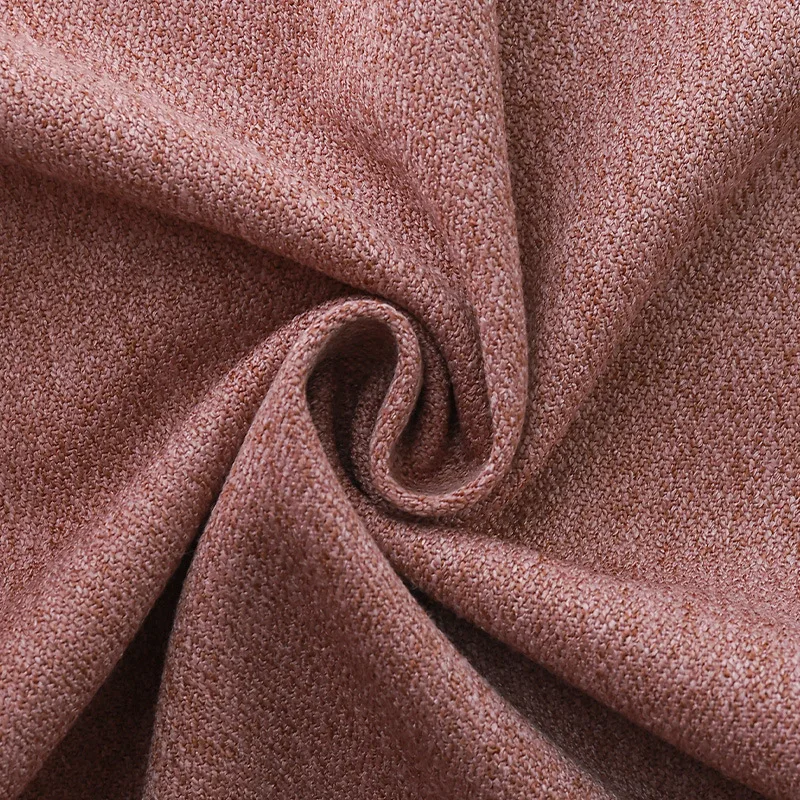 

French Cream Australian Cashmere Curtain Velvet Matte High-end Milk Tea Color Wabi-Sabi Flannel Bedroom Curtain Fabric