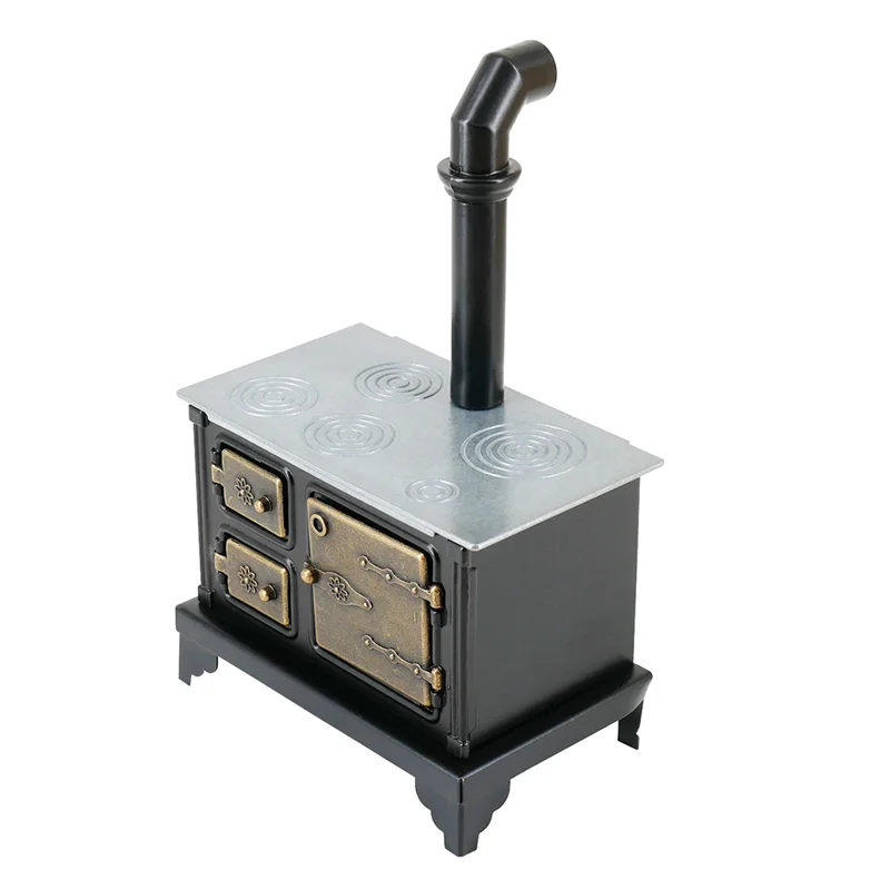 

1:12 Scale Mini Stove Chimney Model Dollhouse Miniature Accessories Kitchen Toy Doll House Furniture Decoration