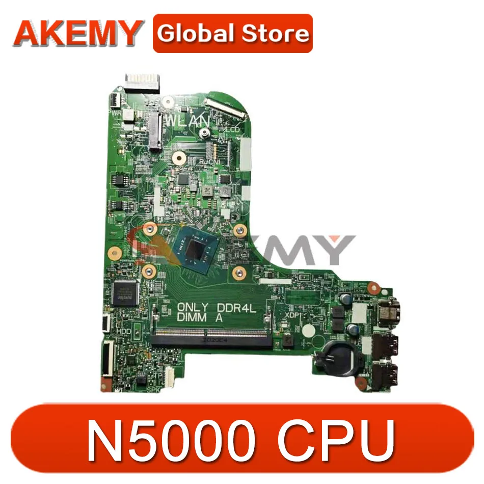 

Новинка 17831-1 3C99P для Dell Inspiron 3473 3573 3572 Материнская плата ноутбука CN-07R45T 7R45T N5000 материнская плата процессора 100% протестирована