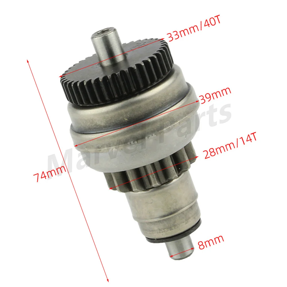 

Новинка, аксессуары для мотоциклов Honda 100CC WH100 SCR100 GCC100 Bendix, 14T