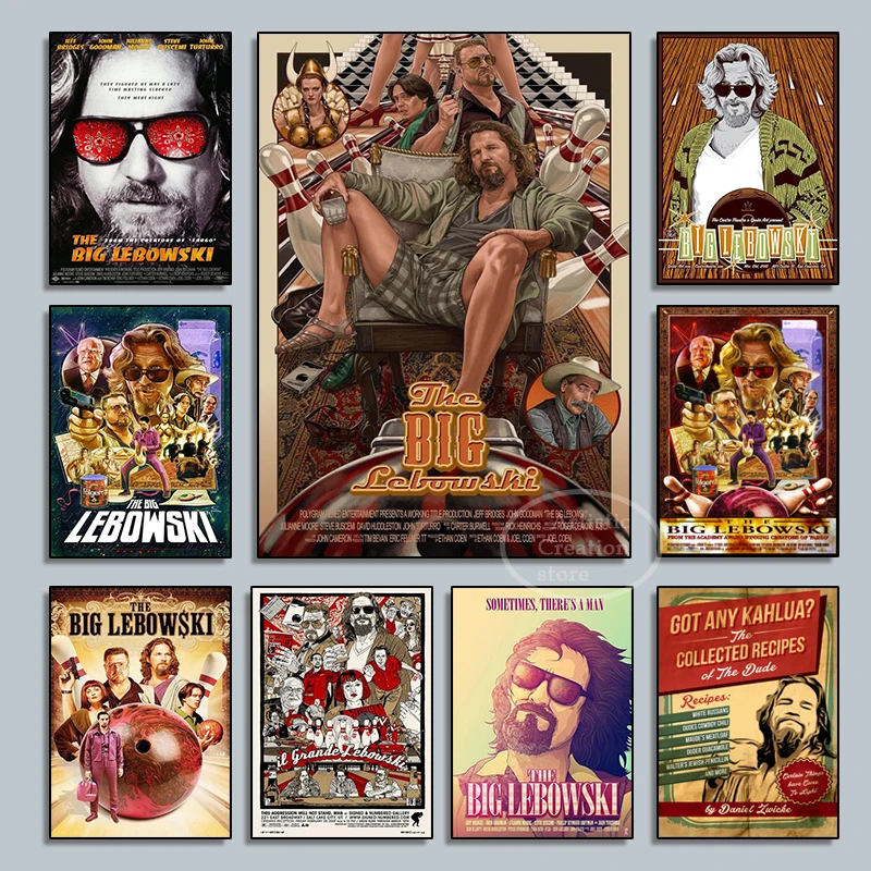 Большой постер Lebowski в стиле ретро настенный ретро-постер классическом фильме