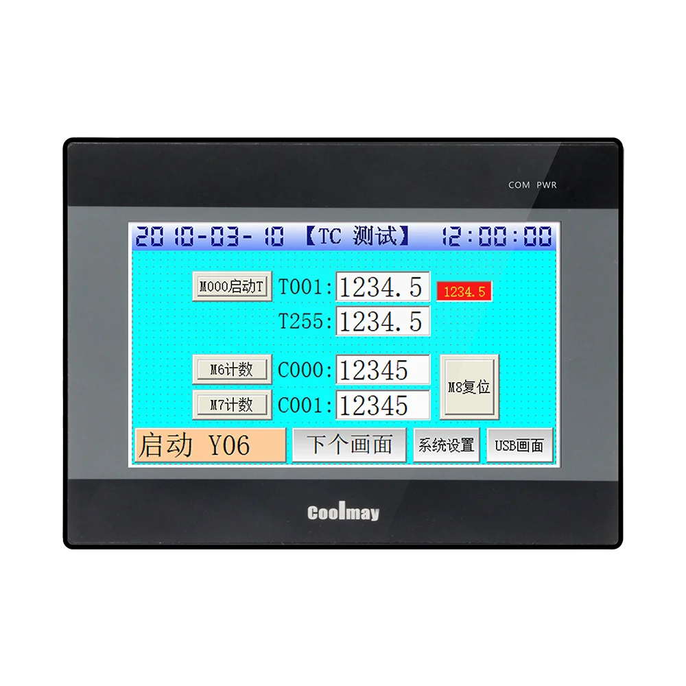 

Coolmay 10Inch Touch Screen Monitor TK6100FH Industrial HMI Display