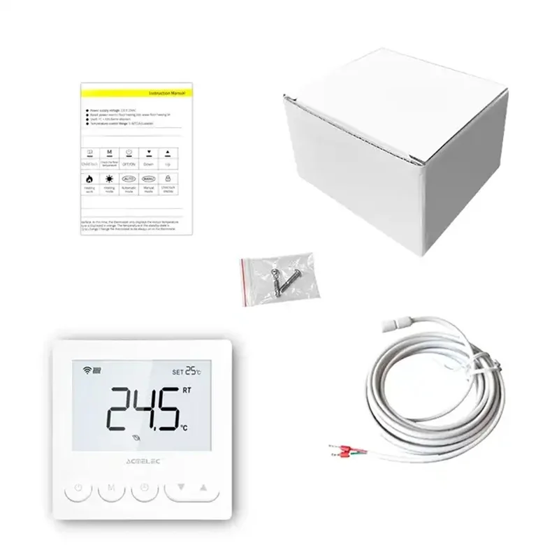 Умный термостат для теплого пола Tuya Zigbee, термостат с Wi-Fi, контроллер температуры для теплого пола, 3 А, 16 А (art.: 3920c6a12c8bc) - 3920c6a12c8bc