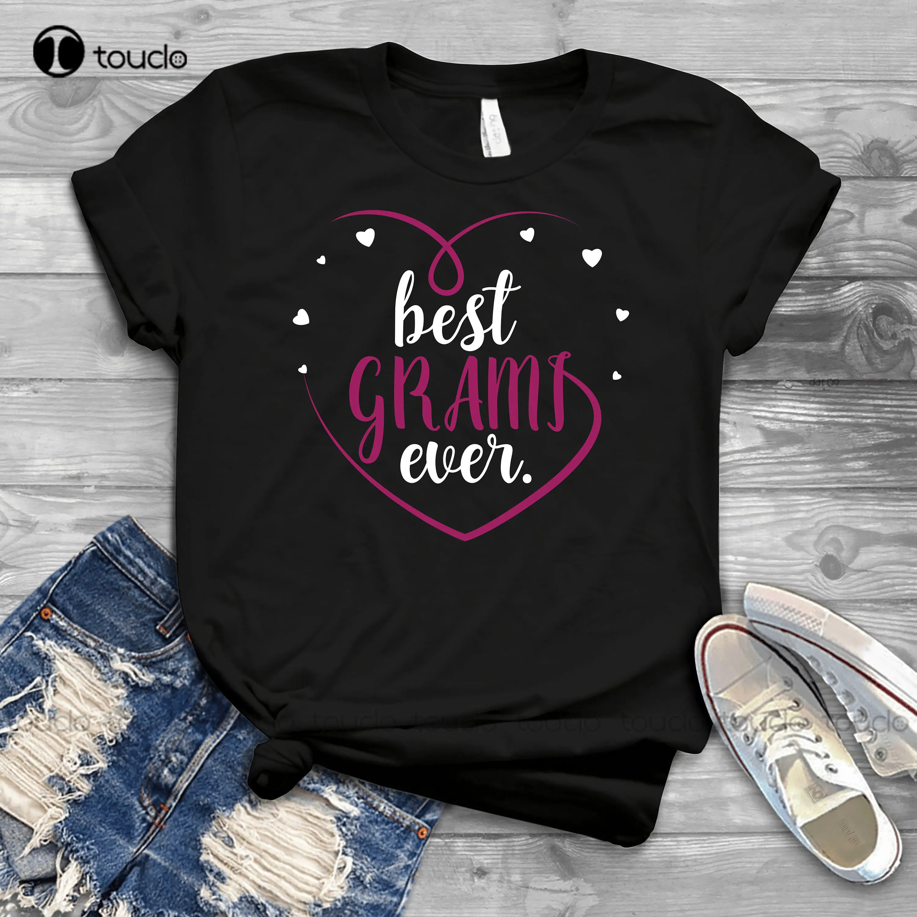 

Best Grams Ever - Family Shirts Men Woman Birthday T Shirts Summer Tops Beach T Shirts Shirts Women Xs-5Xl Breathable Cotton New