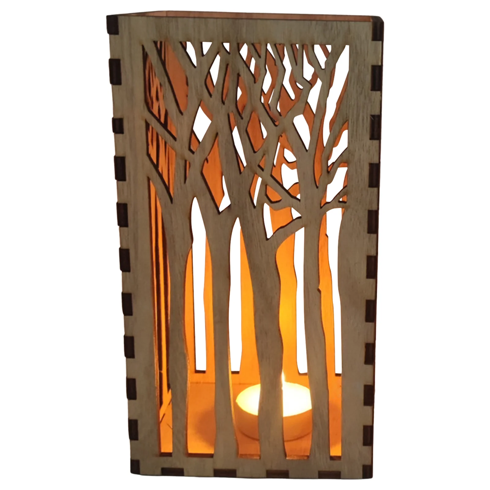 

Деревянный подсвечник-фонарь декоративные церковные аксессуары для вечевечерние, фонари с рамкой для окна для дома, прихожей, патио, балкон...