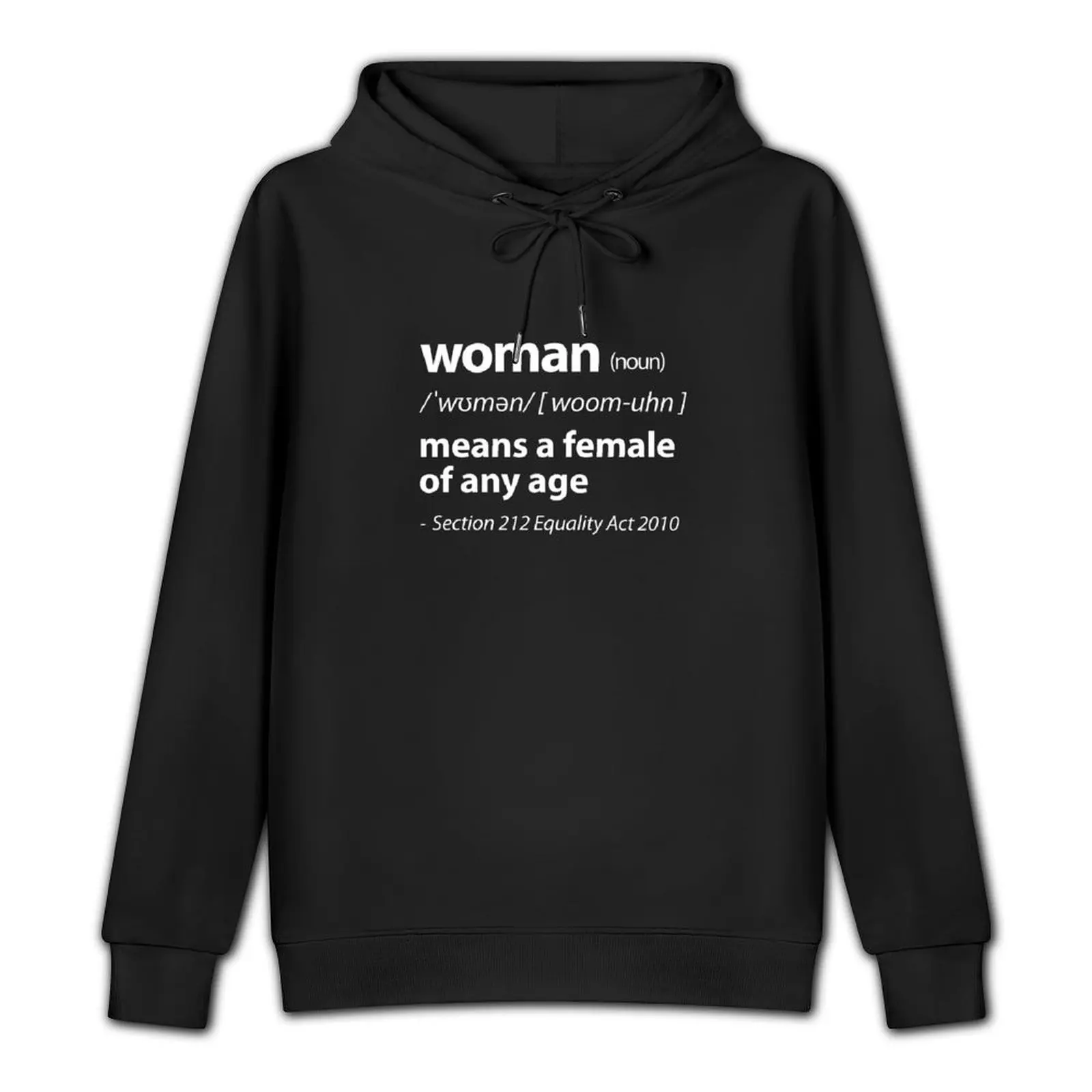 Женщина Noun Female of Any Age Equality Act Human пуловер с капюшоном мужская одежда аниме