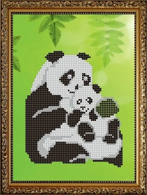 Детская алмазная мозаиканабор со стразами Панда 16 4*22 8см (1шт) цвет:ДД-020 - купить по