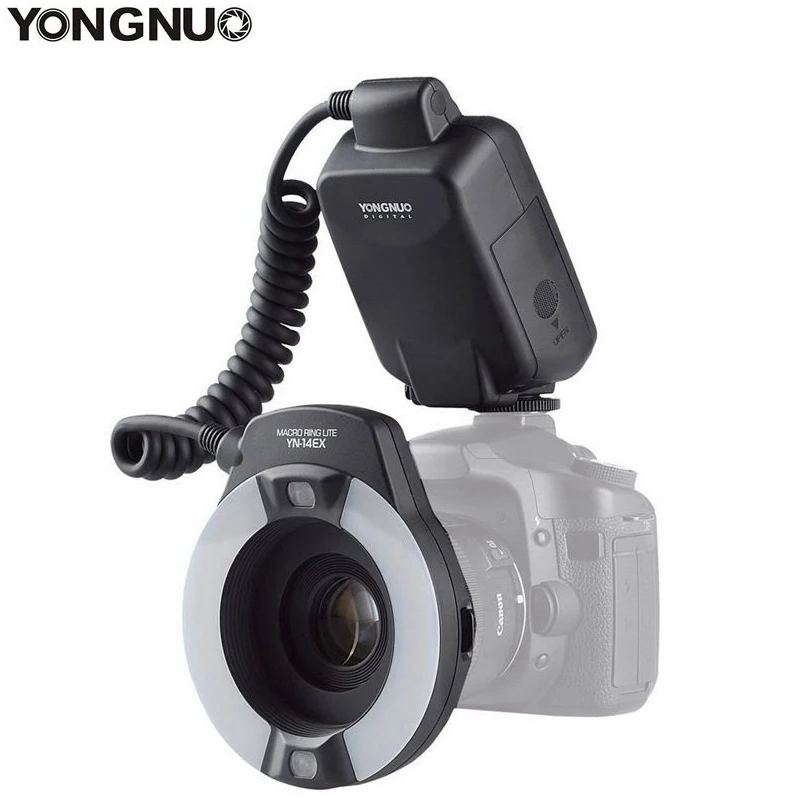 

Yongnuo YN-14EX Yongnuo YN14EX TTL Led Macro Speedlite Ring Flash Light for Canon 5D Mark Ii 5D Mark Iii 6D 7D 60D 70D 700D 650
