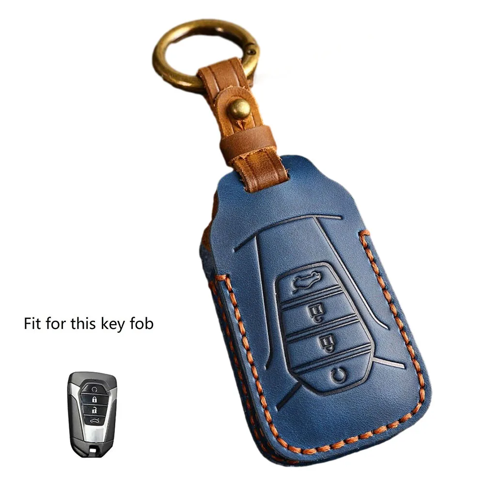

Абсолютно Новый чехол для автомобильного ключа, комплекты для автомобильных ключей, комплекты для автомобильных ключей из воловьей кожи, полное покрытие для ISUZU MU-X MUX, защитный чехол для ключа