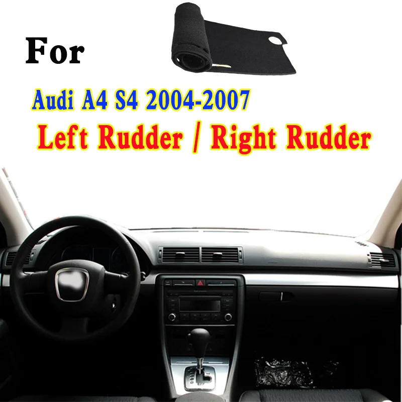

For Audi A4 S4 RS4 B6 B7 8EC 2004-2008 Dashmat Dashboard Cover Instrument Panel Insulation Sunscreen Protective Pad Ornaments