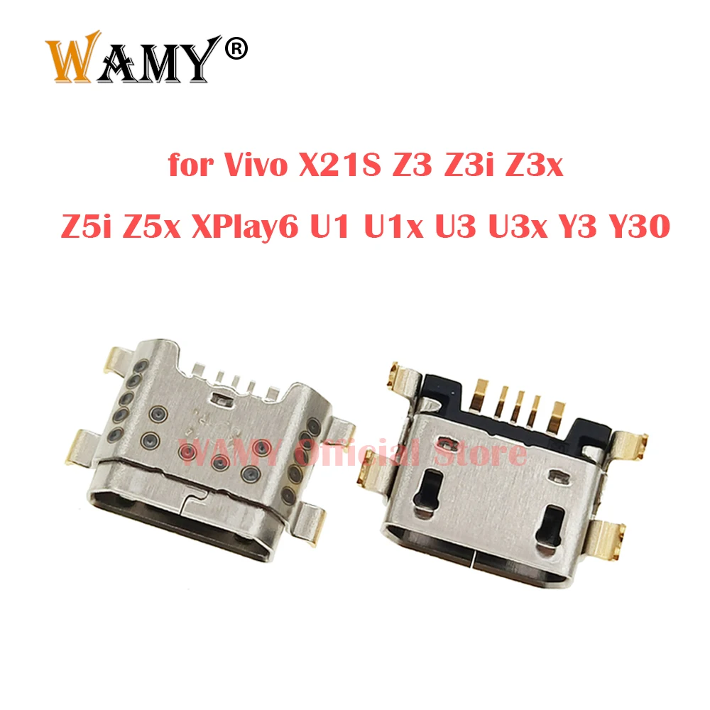 Зарядная док-станция с USB-разъемом для Vivo X21S Z3 Z3i Z3x Z5i Z5x XPlay6 U1 U1x U3 U3x Y3 Y30, 10-20 шт.
