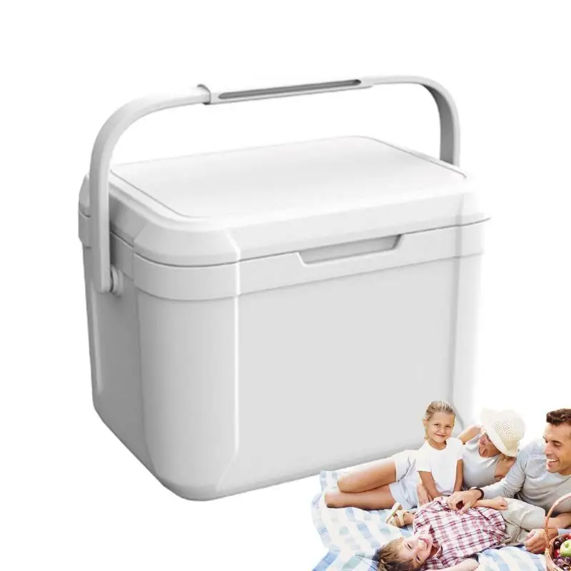 

Small Cooler Portable Cooler Box Long Protection And Cooling Time Ice Chest Hard Cooler Heavy Duty High-Performance Insulated