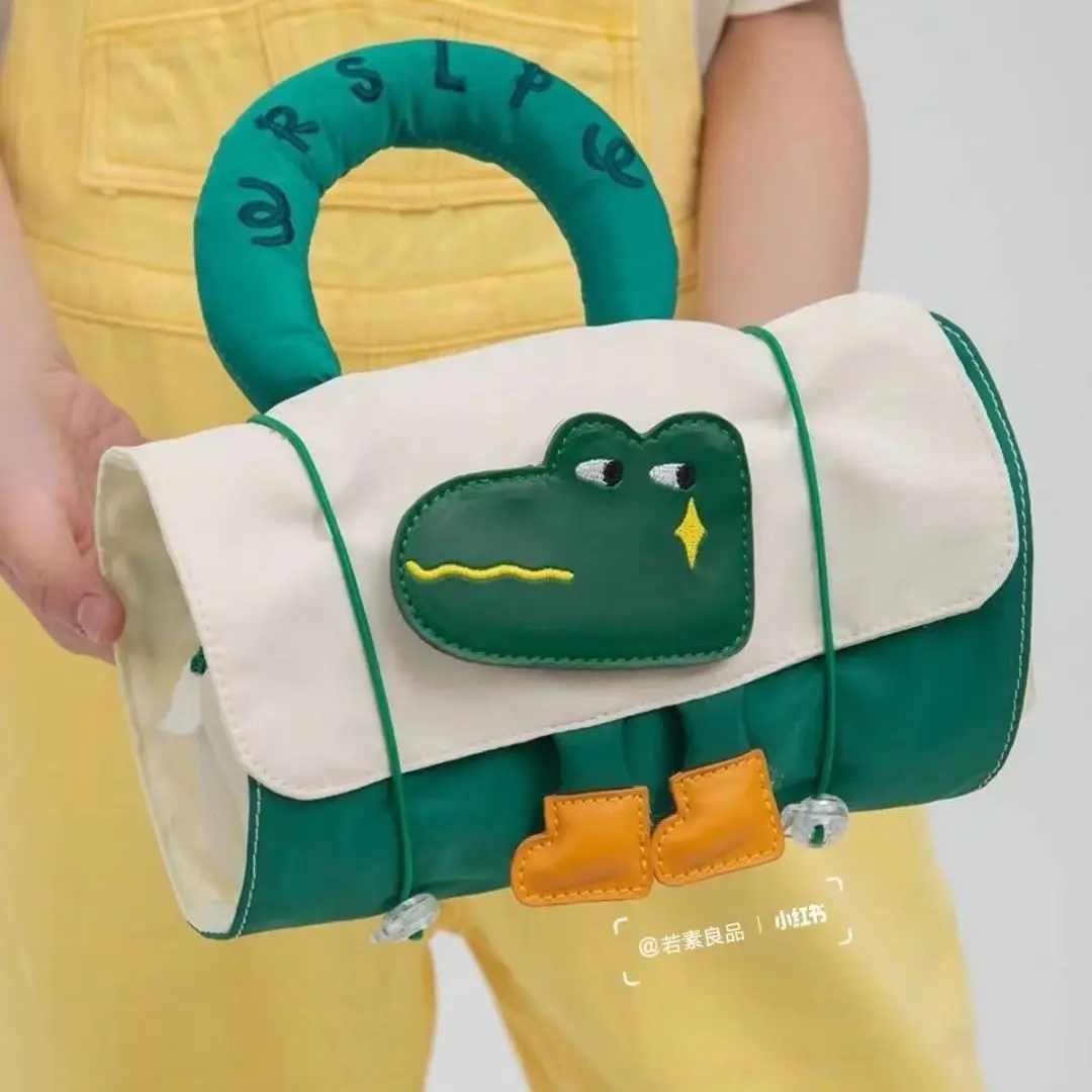 

Organizer Organizers Cloth Pen Stationery Holder Office 2023 New Storage Bag Cute Cartoon Crocodile Large Makeup Storage