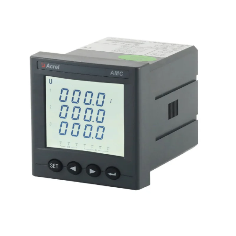

Однофазный измеритель напряжения переменного тока AMC 72L-AV, ЖК-дисплей умный измеритель энергии AC 100 В, 220 В, 380 В, RS485 (Modbus-RTU), 45-65 Гц, КЛАСС 0,5