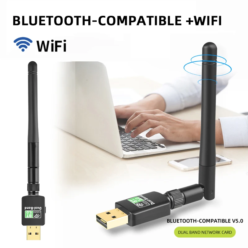 

Multi-functional Wifi 5.0 Adapter Ap Launch Mode Wifi Usb Adapter Portable Dual Band Wireless Network Adapter