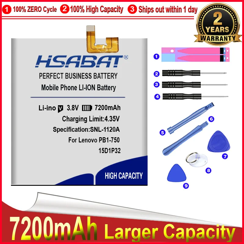 HSABAT 0 цикл 7200 мАч L15D1P32 аккумулятор