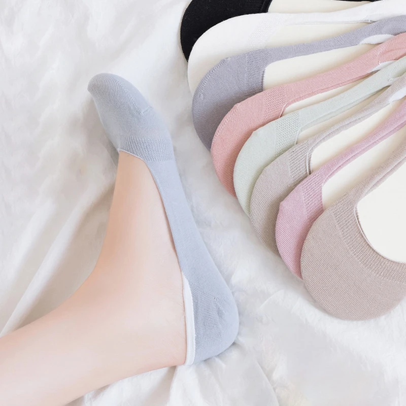 Женские носки-лодочки Летние Удобные Хлопковые невидимые короткие носки Лодыжка
