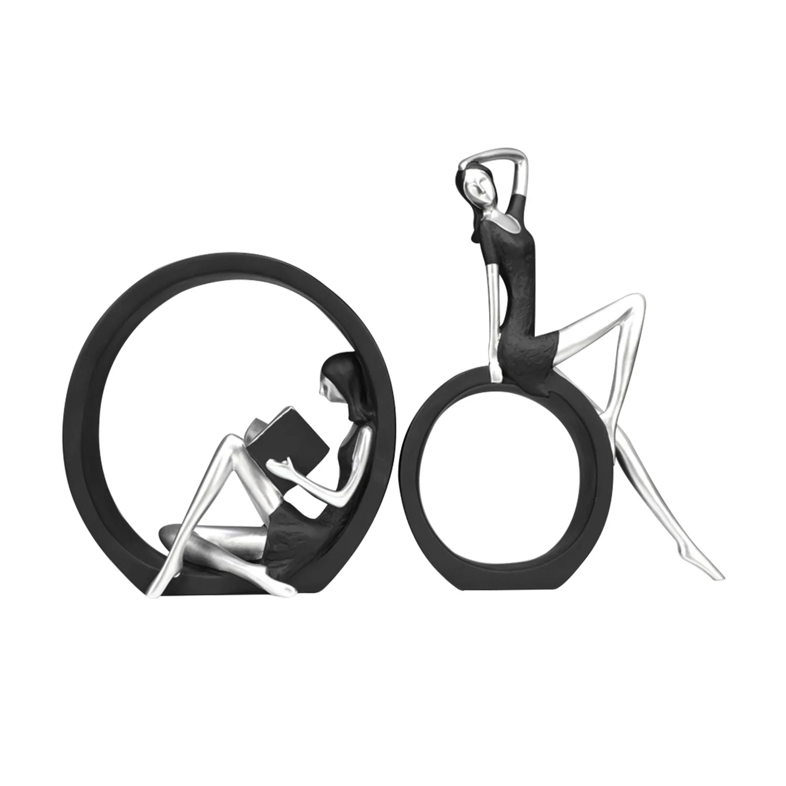 

Для учителей домашний декор для гостиной простая спальня художественная абстрактная скульптура офисная полимерная Статуэтка для чтения о...