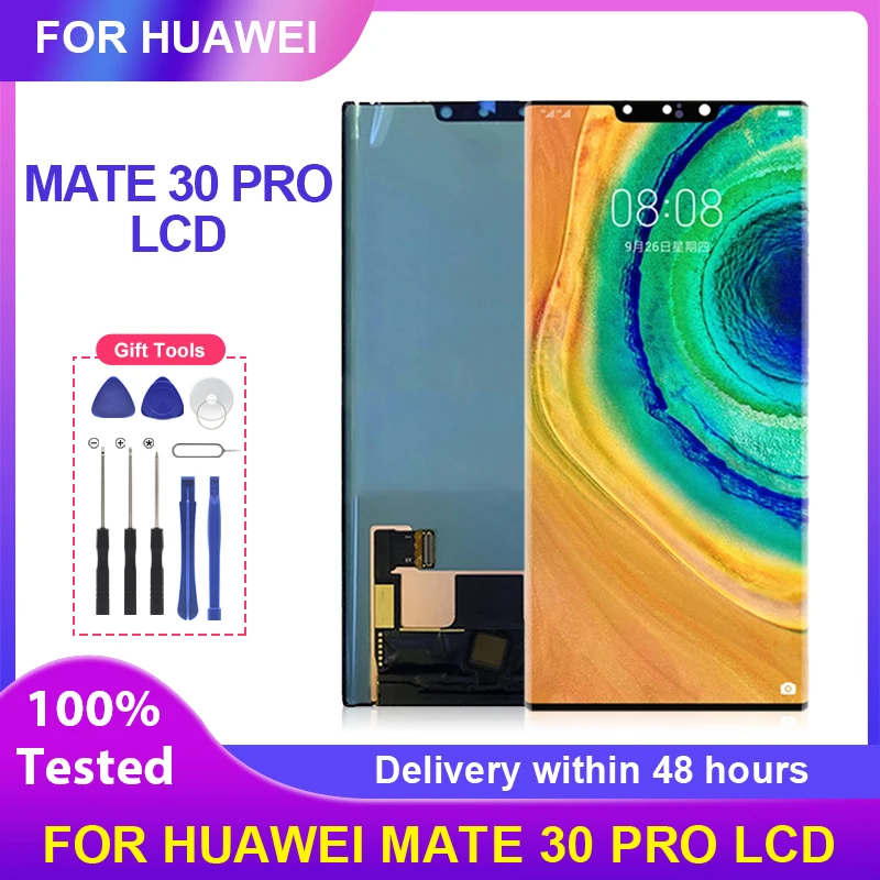 

1Pcs 6.53 Inch Lcd For Huawei Mate 30 Pro Display Touch Screen Digitizer LIO-L09 L29 AL00 TL00 Assembly Free Shipping With Tools