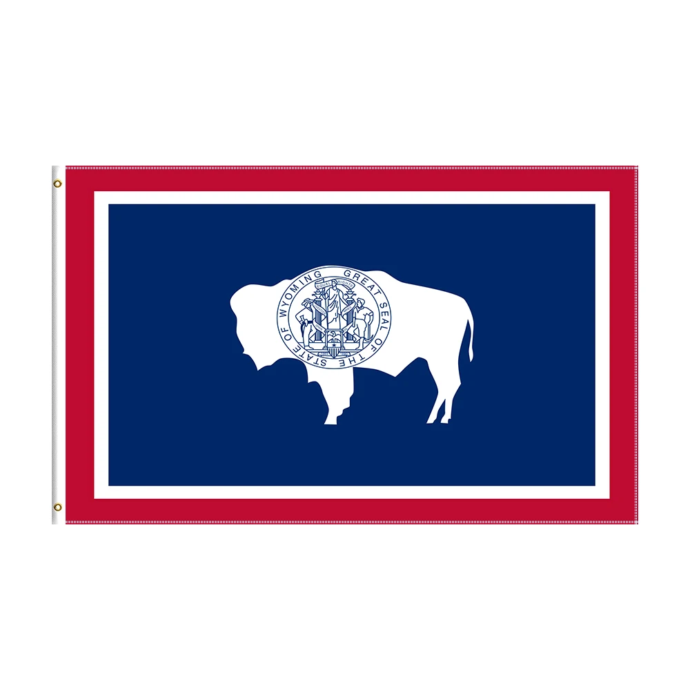 

3x5 Ft Wyoming Flag Polyester Printed State Banner For Decor