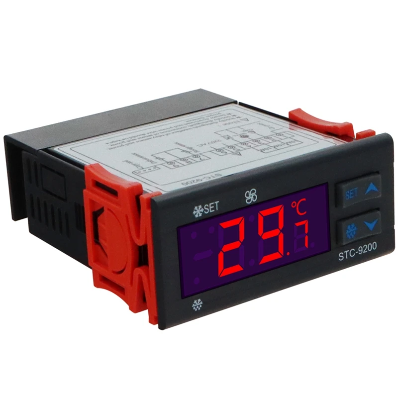 

STC-9200 Digital Temperature Controller Thermoregulatorre With Frigeration Defrost Fan Alarm Function AC 220V