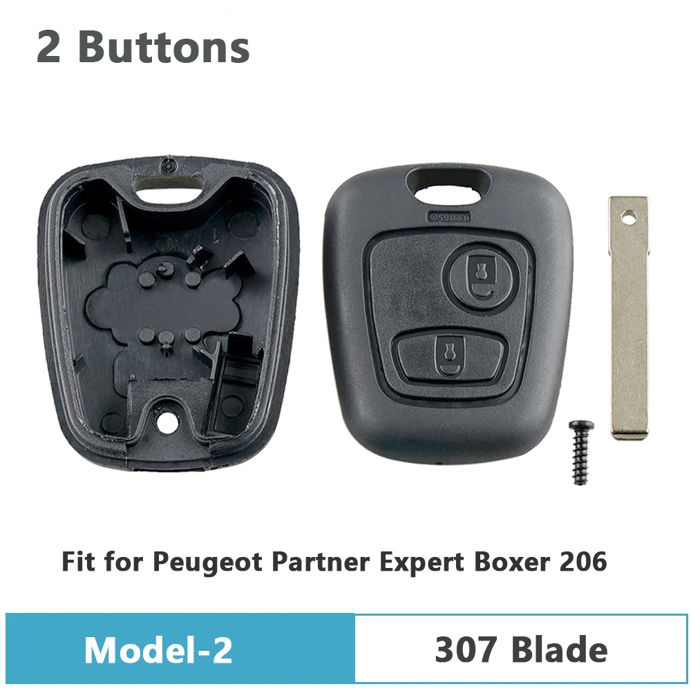 Флейта с 2 кнопками и лезвием 206/307 для Citroen C1 / C2 C3 C4 XSARA Picasso Peugeot 307 107 207 407