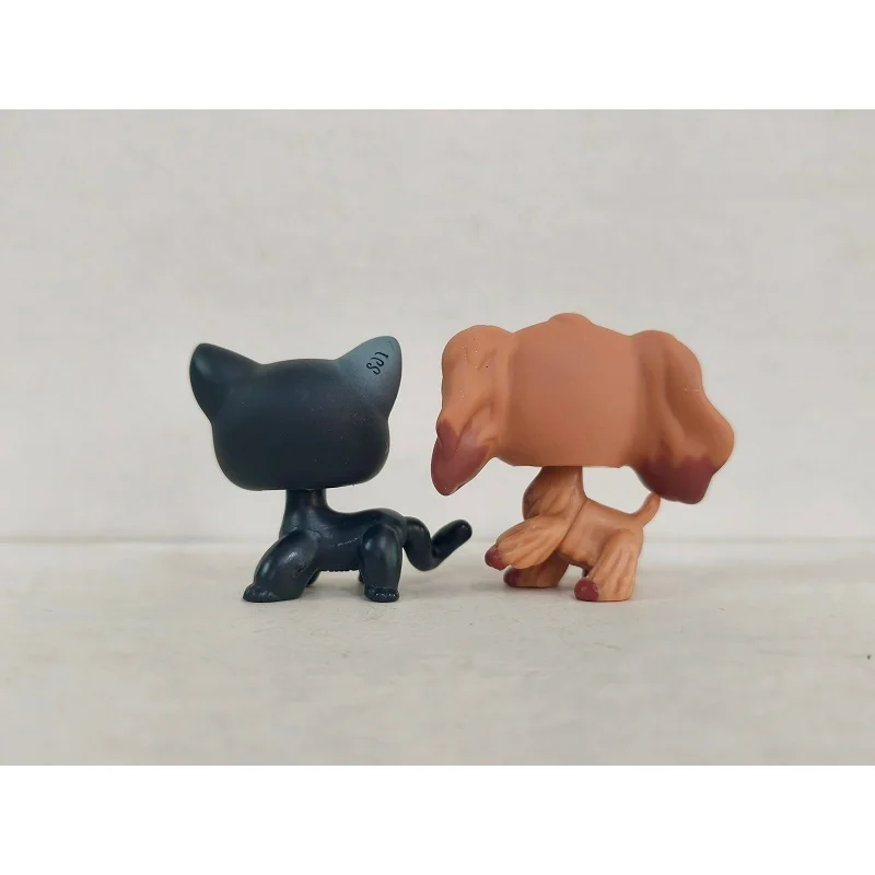 2 шт./лот LPS фигурка кошки и собаки # 336 716 Вт/аксессуары Littlest Pet Shop игрушка