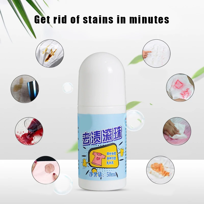 

50ML Decontamination Pen Dust Cleaner Oil Stain Cleaning Remover Brush Rub Wipe Fabric Cloth Stain Portable Remover Pen