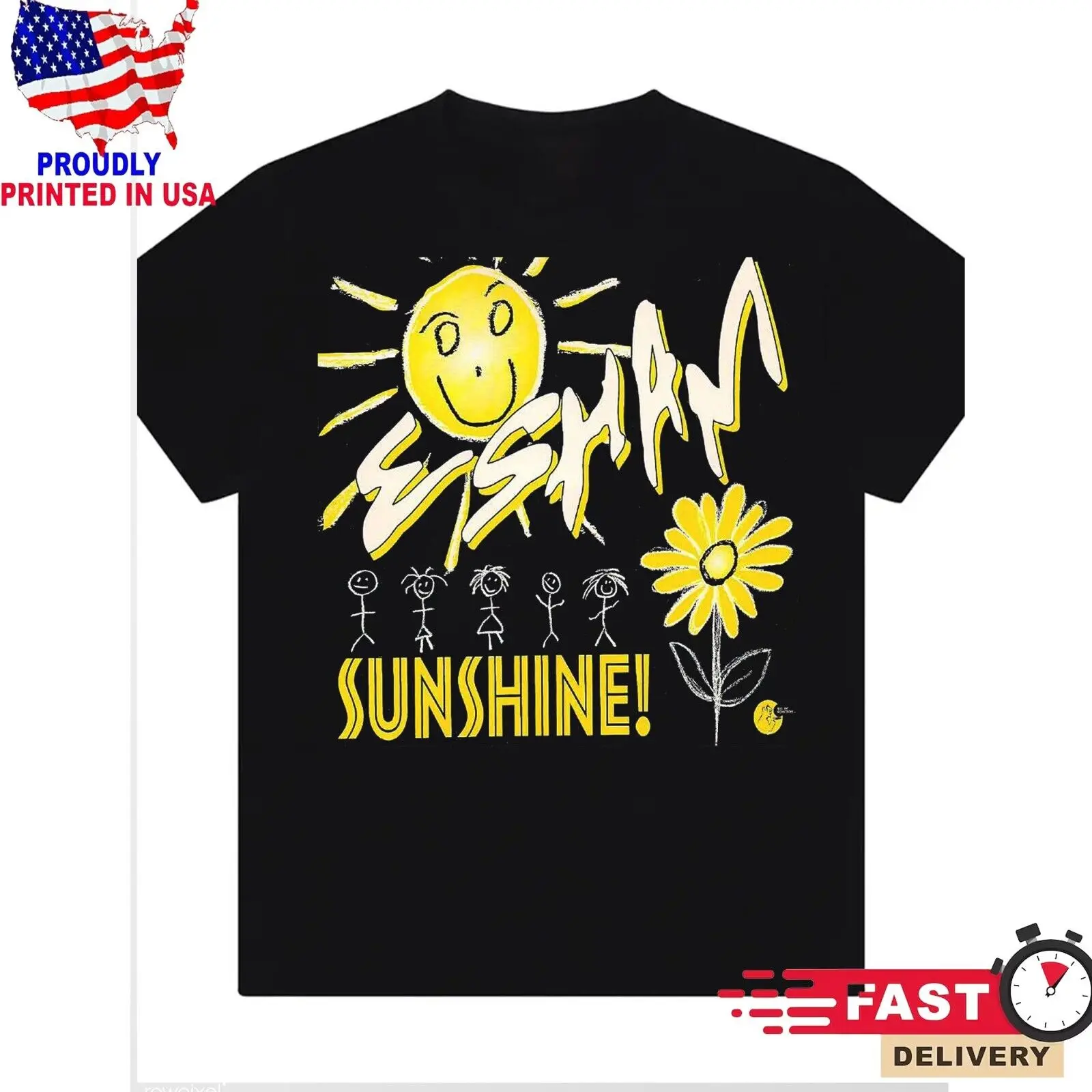 Новая редкая рубашка esham подарок для фанатов Мужская футболка QN1190