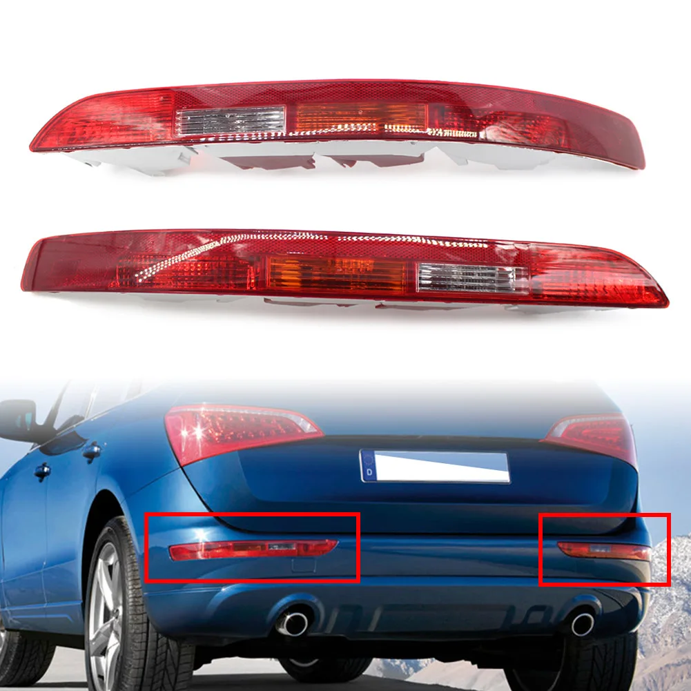 

Автомобильный задний бампер, нижний задний фонарь, тормозной Стоп-сигнал для Audi Q5 2009 2010 2011 2012 2013 2014 2015 2016 2017, 2 шт., левый и правый