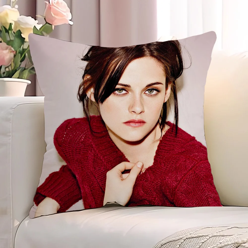 Аниме Кристен Стюарт Наволочка Декоративная Плюшевая Квадратная 45x45