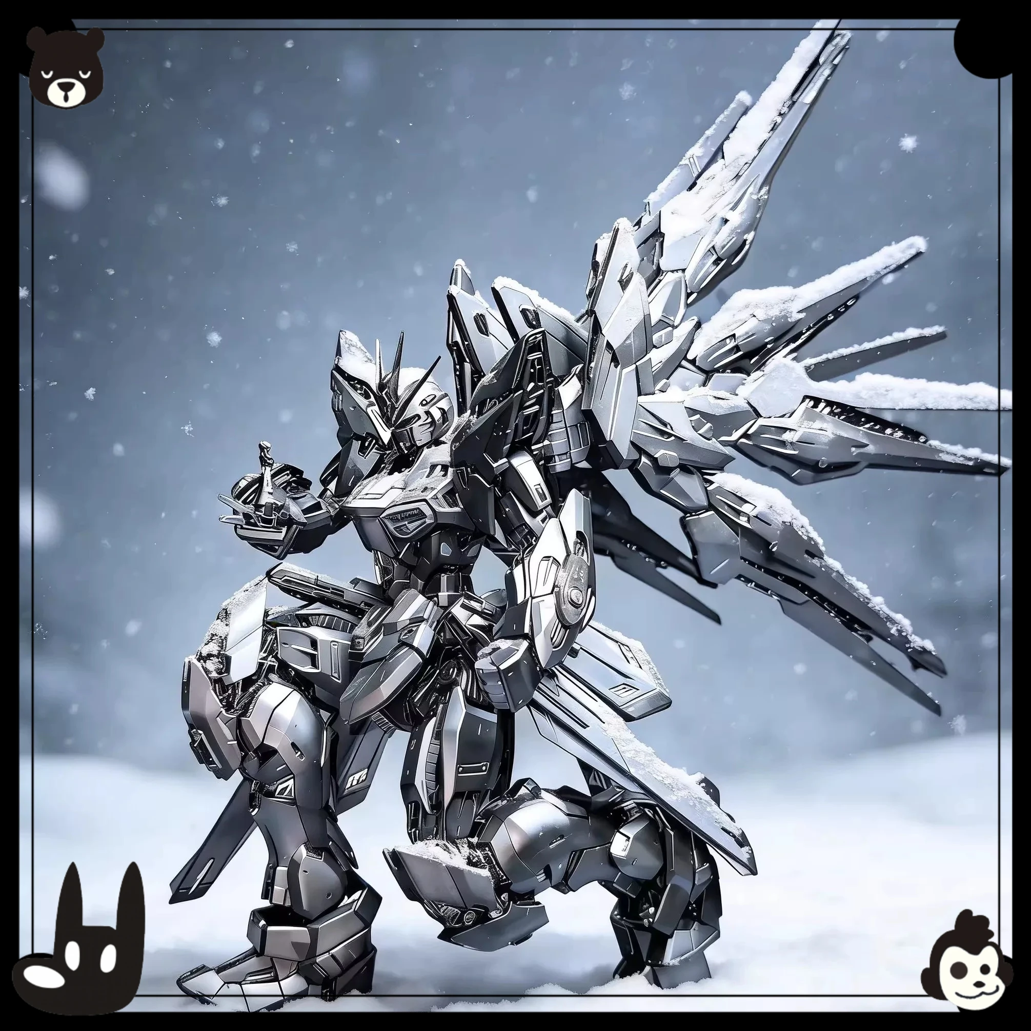 Фото Коллекционная модель LuckModra Collect Spot, Long MGEX Black Strike Midnight Free, цветовая схема Gundam, масштаб 1/100, для самостоятельной сборки и ремонта, меха для сборки своими руками. №3