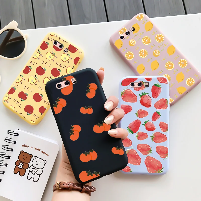 

For Huawei P10 P20 Lite Plus Pro Case Straight Edge Liquid State Silica gel Candy colors For Huawei P10 P20 Pro Case TPU Cover