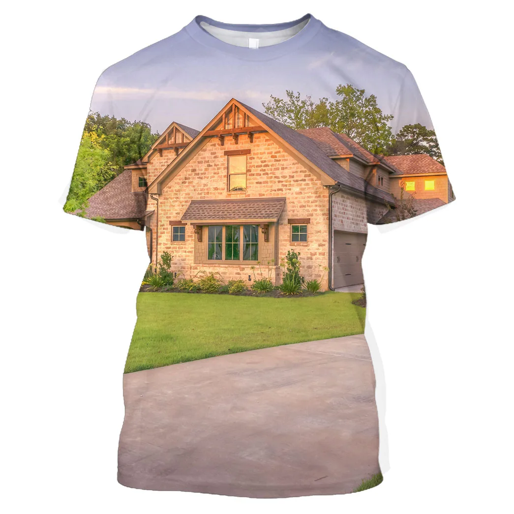 

Футболка мужская оверсайз с круглым вырезом и короткими рукавами