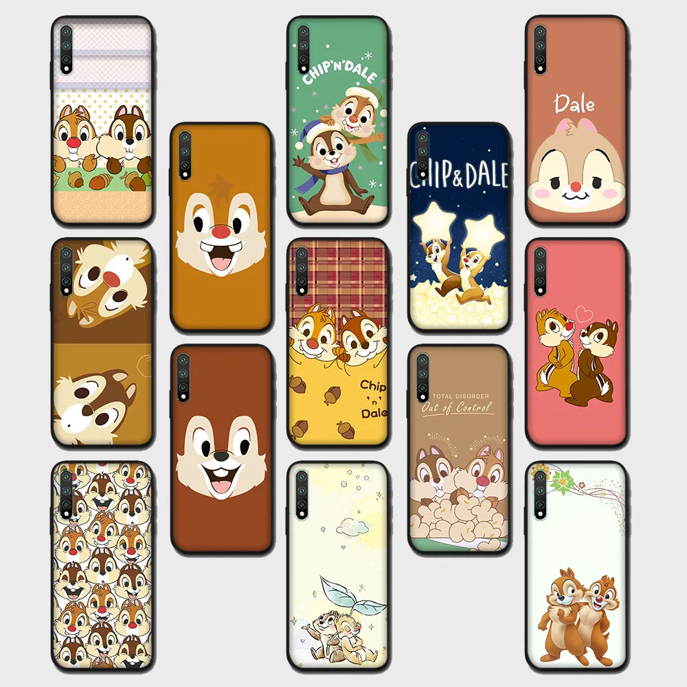 

Chip and Dale Black Case for Xiaomi Redmi Note 6 6A 7 7A 8 8A 8T 9C NFC S2 Pro